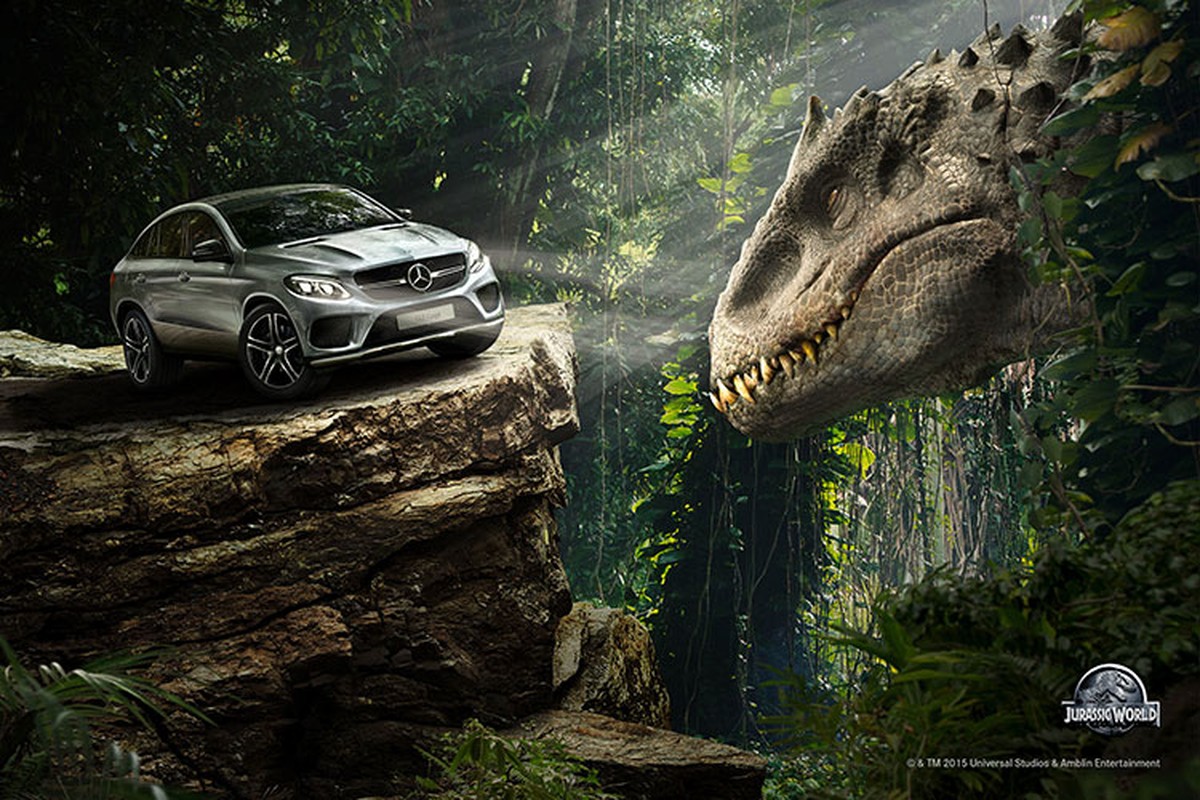 Hang loat xe Mercedes tham gia dien xuat trong World Jurassic